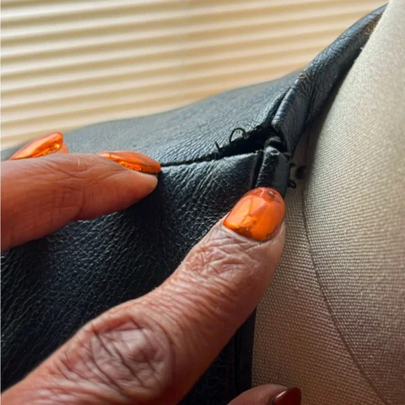 Leather lady jacket size 12 - Picture 2 of 3